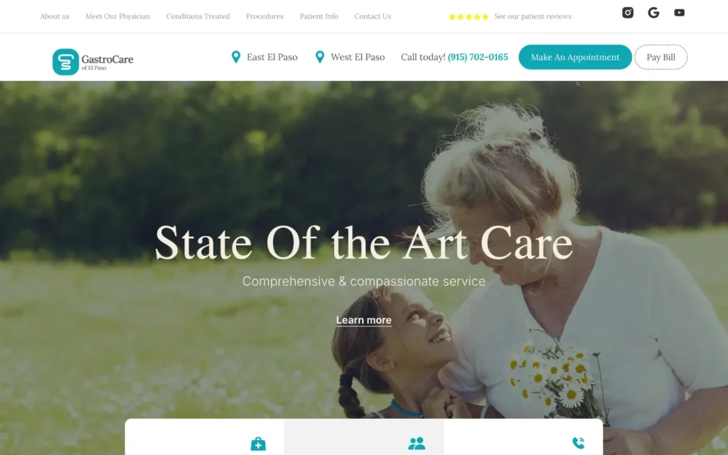 Gastrocare EP website