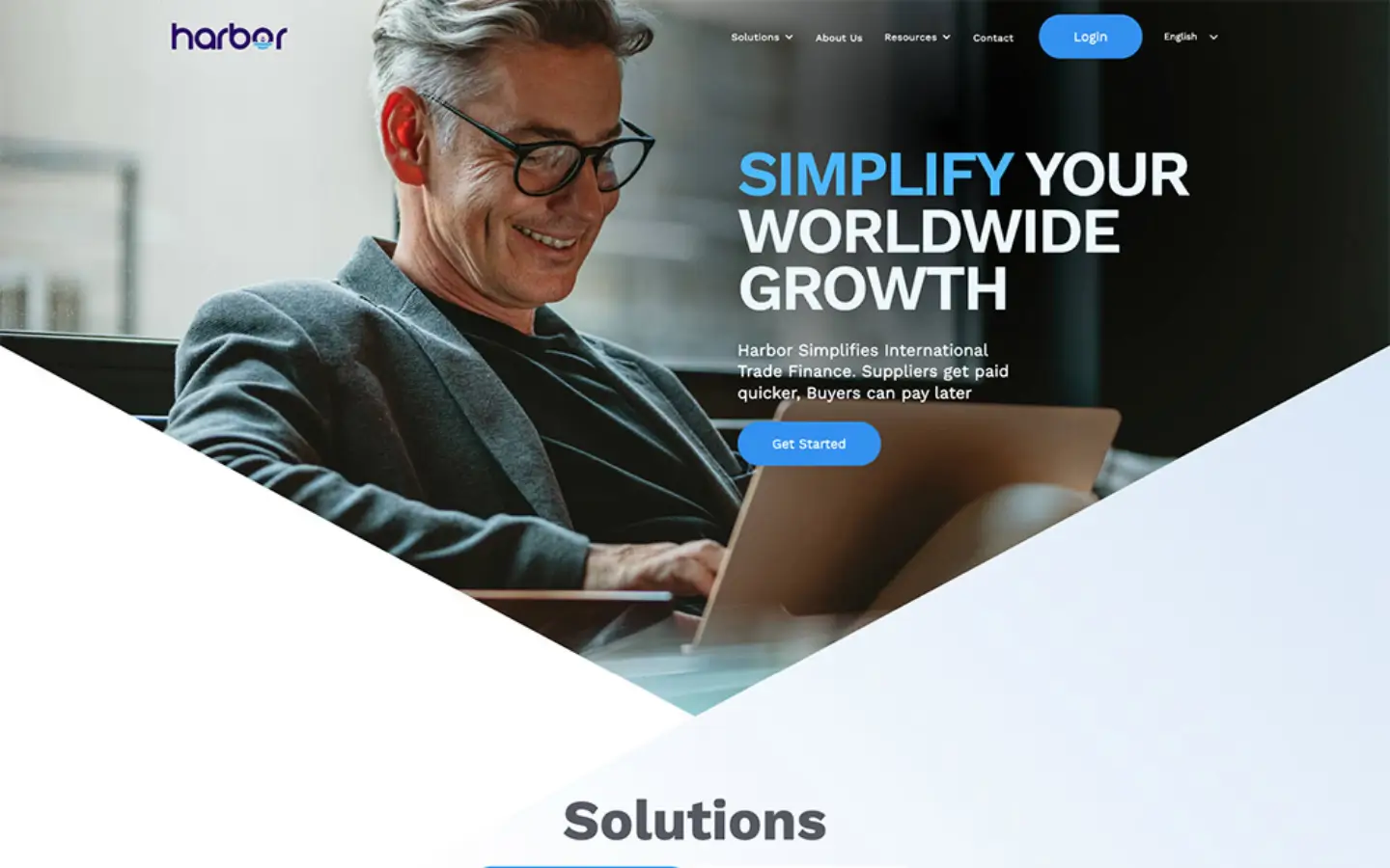 Harbor Webflow website developed from supplied Figma designs